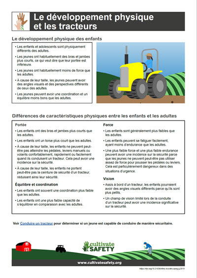 Click here to open the Physical Development and Tractors PDF in French.