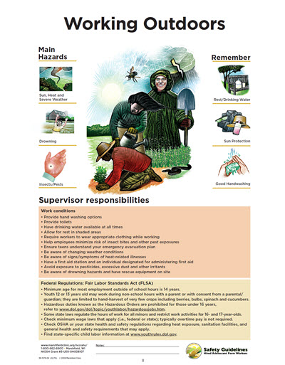 Click here to open Hired Youth Working Outdoors PDF in English.