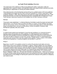 Agricultural Youth Work Guidelines (Media Kit)