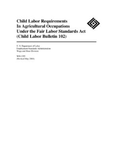 Child Labor Requirements Bulletin