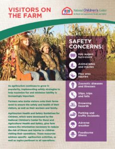 Integrating Safety into Agritourism Promotional Flyer
