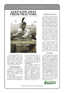 Keep Kids Away From Tractors Article